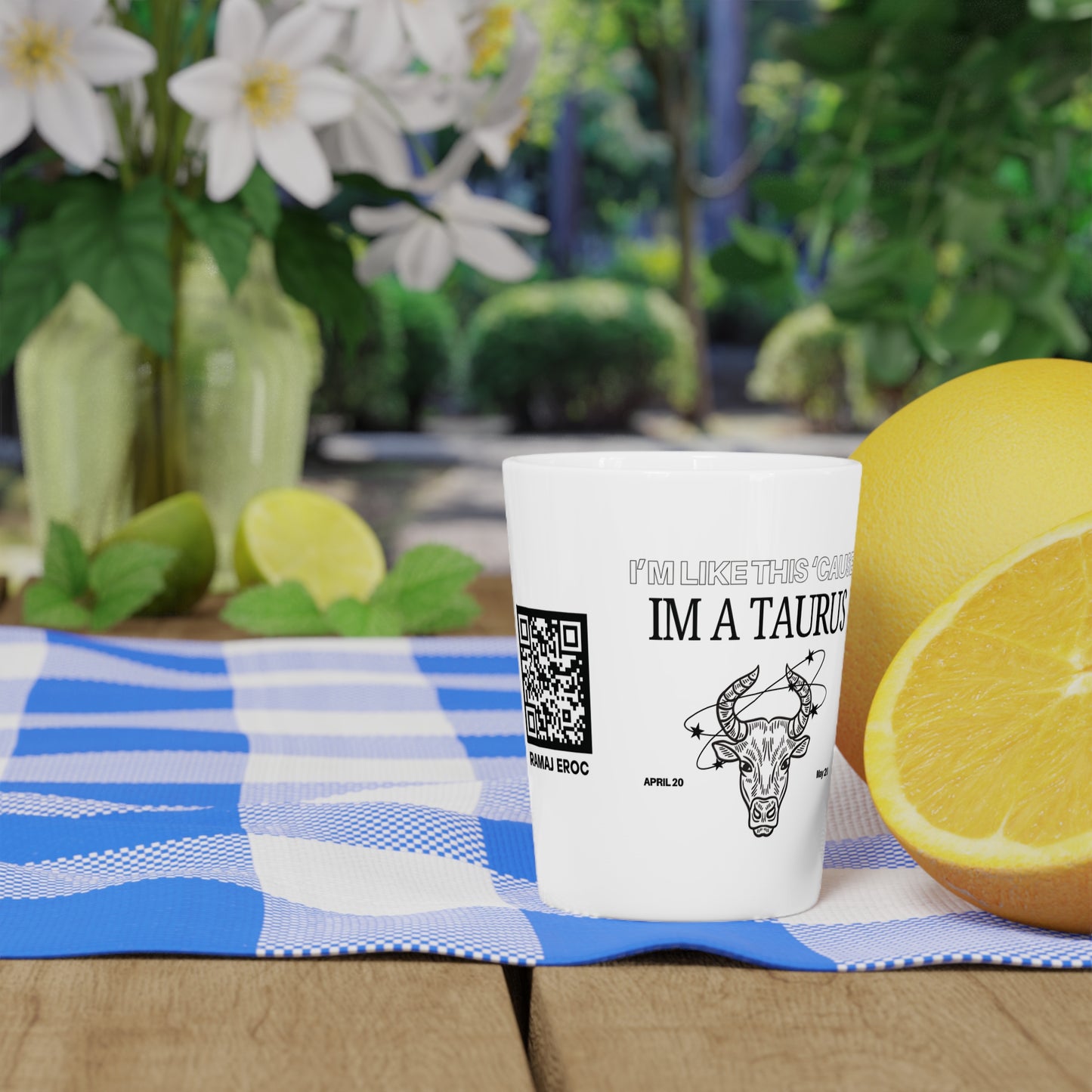 TAURUS SZN SHOT GLASS